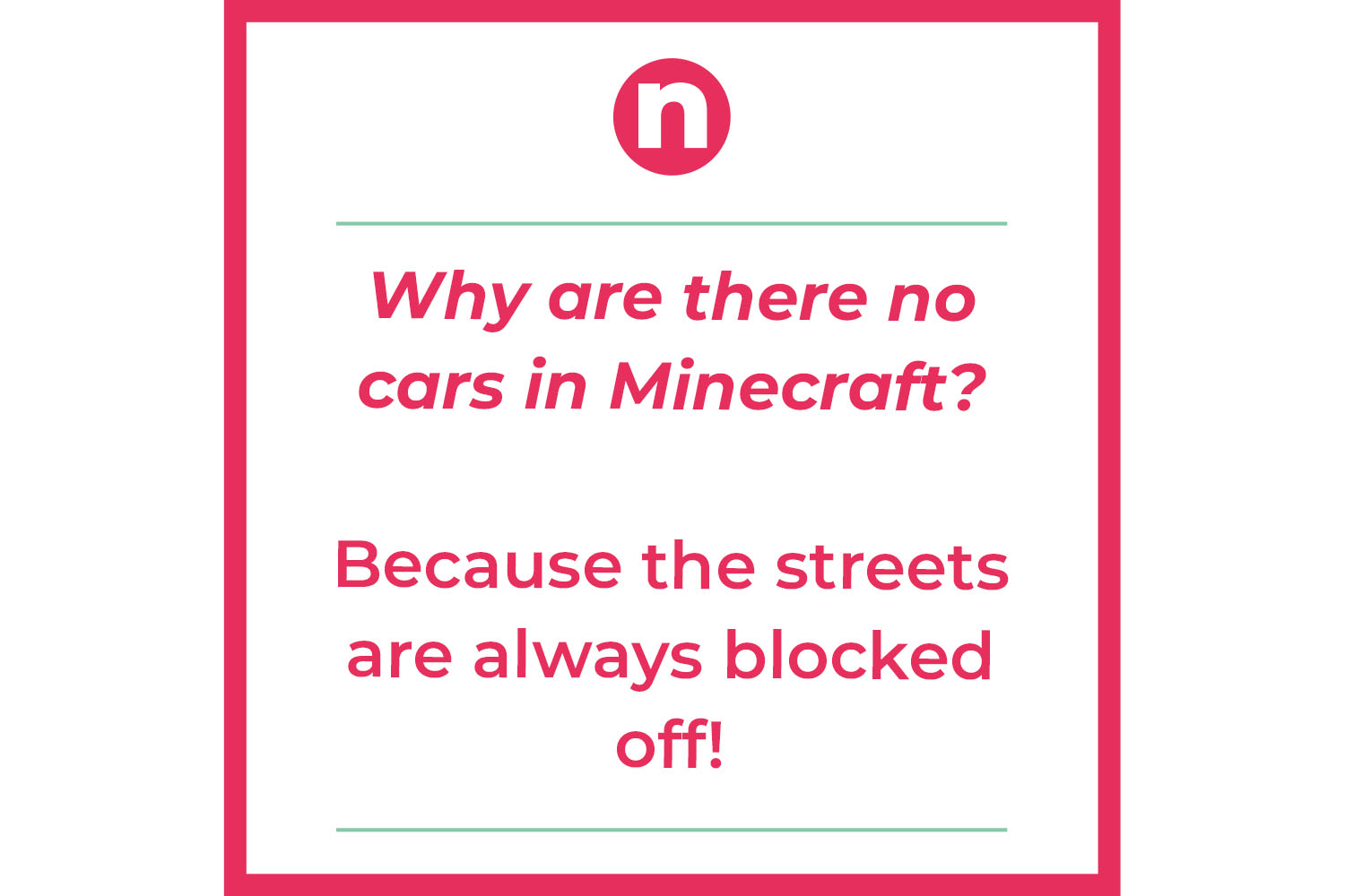 Funny minecraft jokes new arrivals